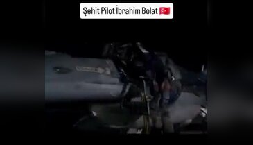 Balıkesir'de F-16 düştü, şehit pilottan geriye bu görüntü kaldı...