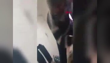 Üvey babanın, 9 yaşındaki çocuğa şiddeti kamerada!