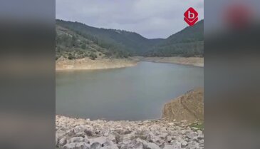 Bursa'da susuzluktan çatlayan baraj gölünde son durum!