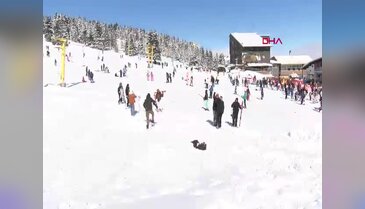 Türkiye'nin ilk kayak merkezi Uludağ doldu taştı!