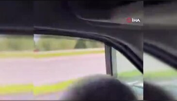 Bursa'da ters yönden gelen otomobil tehlike oluşturdu