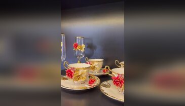 Bursa'da altın tozlu fincanın fiyatı dudak uçuklattı! Moda oldu, yok satıyor