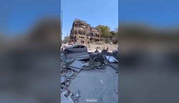 Netanyahu'nun gizlemeye çalıştığı yıkım! Tel Aviv böyle görüntülendi