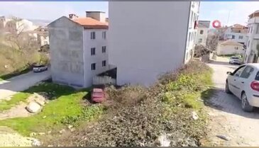Bursa'da freni boşalan otomobil şarampole uçtu!
