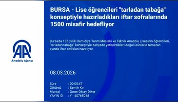 Lise öğrencileri "tarladan tabağa" konseptiyle hazırladıkları iftar sofralarında 1500 misafir hedefliyor