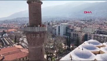 627 yıllık Ulu Cami'ye 2'nci mahya