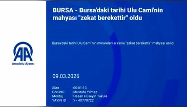 400 yıllık gelenek sürüyor! Bursa'da yenisi asıldı...