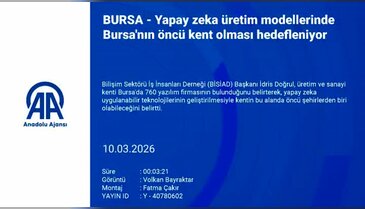 Bursa, yapay zeka için Türkiye'nin test merkezi oluyor!