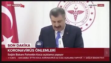 Türkiye'nin ilk koronavirüs vakasının üzerinden 6 yıl geçti!