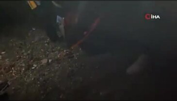 Bursa'da Mudanya açıklarında korku dolu dakikalar! Baba oğul ölümle burun buruna geldi...