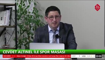 Cevdet Altınel ile Spor Masası 13 Mart 2026 Futbol Atletik Performans Antrenörü Türker Kırpar