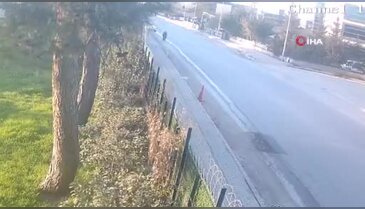 Cinayet gibi kaza güvenlik kamerasında