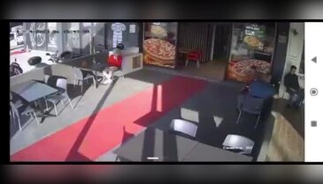 Bursa'da kuryeden hayat kurtaran müdahale!