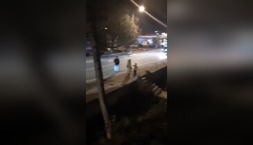 Bursa'da korkutan kaza! Otomobil yan yattı