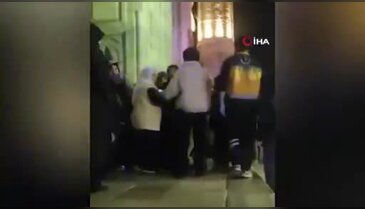 Bursa Ulu Camii'de yoğunluk! Kadın bir anda yere yığıldı