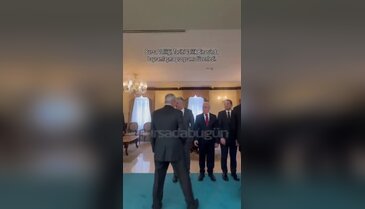 Bursa protokolü Valilik Binası'nda bayramlaştı