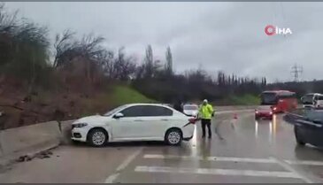 Bursa'da zincirleme kaza! Birbirlerine girdiler
