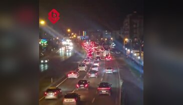 Bursa trafiğinde bayram dönüşü yoğunluğu!