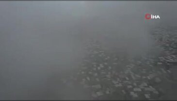 Uludağ'dan sessizce indi... Şehir bir anda kayboldu!