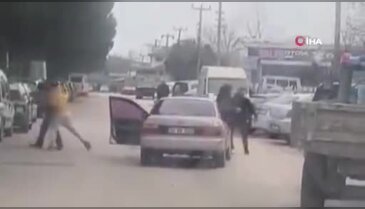 Bursa'da trafikte yumruklar konuştu! Araçlar bağlandı, ehliyetler gitti