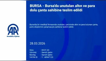 Bursa'da milyonluk unutkanlık! Çantasını kaybettiğini fark etmedi