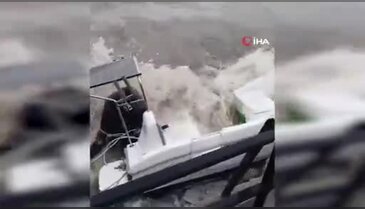 Bursa'da lodos dehşeti! Çok sayıda tekne battı