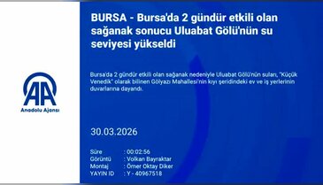 Bursa'da Uluabat Gölü'nün su seviyesi yükseldi: Mahalle tehdit altında!