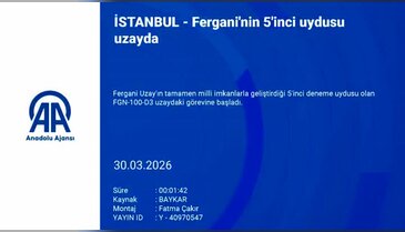 Fergani'nin 5'inci uydusu uzayda