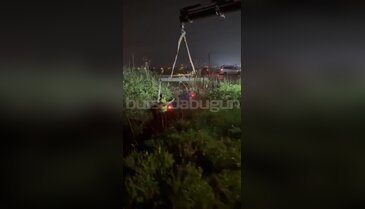 Bursa'da kontrolden çıkan araç dereye uçtu! Şans eseri korkulan olmadı...