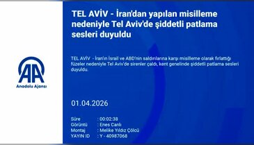 Tel Aviv'de sirenler susmadı! İsrailliler sığınaklara hapsoldu...