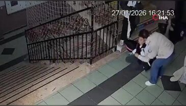 Okul müdüründen öğrencisine hayat kurtaran müdahale! O anlar kamerada...