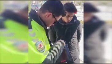 Motosiklet sürücüsüne para cezası şoku!