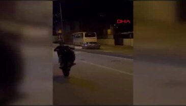 Bursa'da pes dedirten görüntüler! Polis yeleği giyip kuralları çiğnedi
