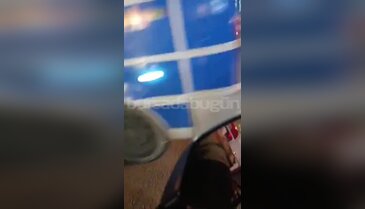 Bursa'da korkutan kaza: Kontrolden çıkan araç yan yattı...
