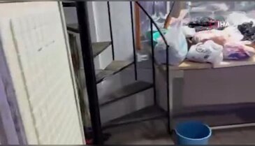 Kasap dükkanına denetimde mide bulandıran görüntüler! Vatandaşa yedireceklerdi...