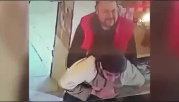 Nefes borusuna yiyecek kaçan öğrenciyi market sahibi Heimlich manevrasıyla kurtardı
