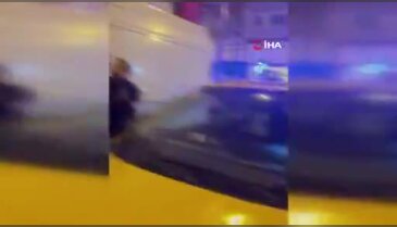 Kentte garip olay! Yaya, taksiciye kızınca çılgına döndü