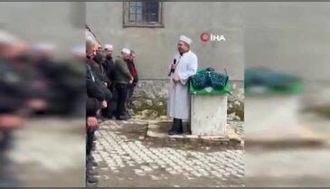 Köyde herkes gözyaşlarına boğuldu: İmam ayakta durmakta güçlük çekti!
