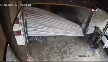 Otomatik kepengin tek darbeyle düştüğü anlar kamerada