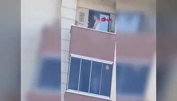 Pendik'te balkonda silah şarjörüne mermi dolduran şüpheli yakalandı
