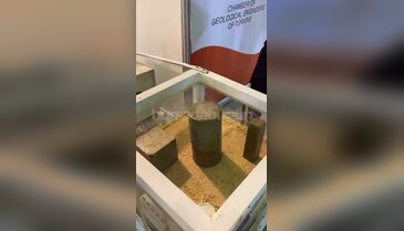 Bursa'da dikkat çeken deprem sistemi! Zemin sıvılaşmasını birebir gösterdiler