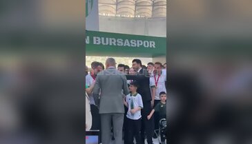 Şampiyon Bursaspor kupasına kavuştu!