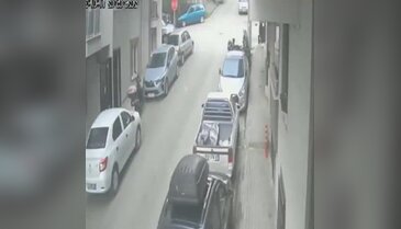 Bursa'daki kaza kamerada!