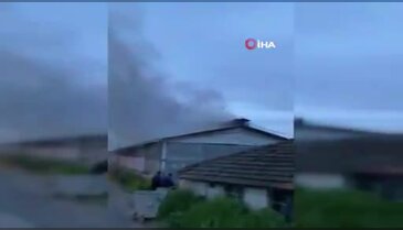 Bursa'daki fabrika yangınına hızlı müdahale!
