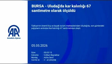 Bursa ile arası 40 km! "İlk defa mayıs ayında böyle bir kar görüyoruz"
