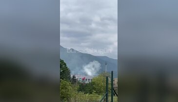 Bursa'da fabrika dumanları dağ manzarasını gölgeledi!