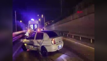 Bursa'da gece yarısı korkutan kaza!