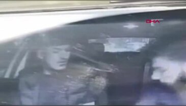 Takside dehşet anları! Boynuna ip geçirip gasbettiler...
