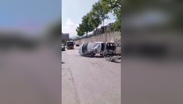 Bursa'da korkunç kaza! Yoldan çıkan araç aşağı uçtu...