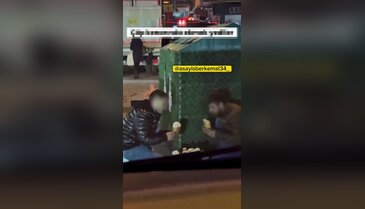 Görüntü Türkiye'den! Kolay para kazanmak için yaptıkları rezilliğe bakın